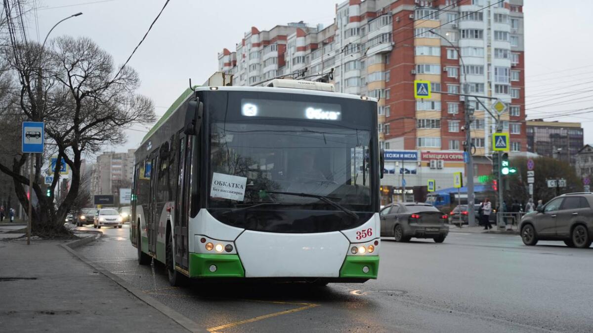 В Вологде в тестовом режиме запустили троллейбус №1