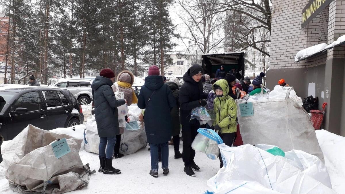 В январе в Вологде пройдёт 5 акций по сбору вторсырья