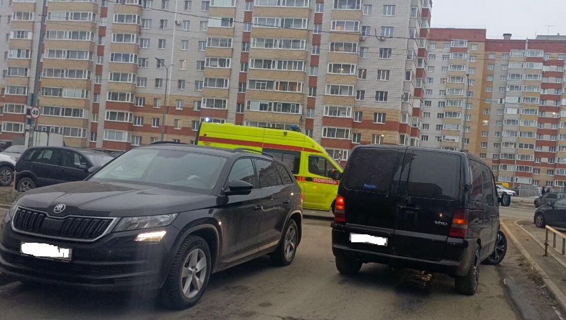 В Вологде во дворе сбили ребёнка