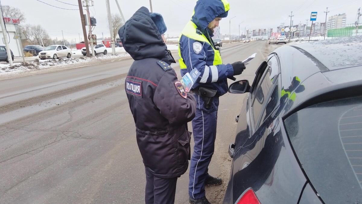 В Вологде проходит рейд ГАИ