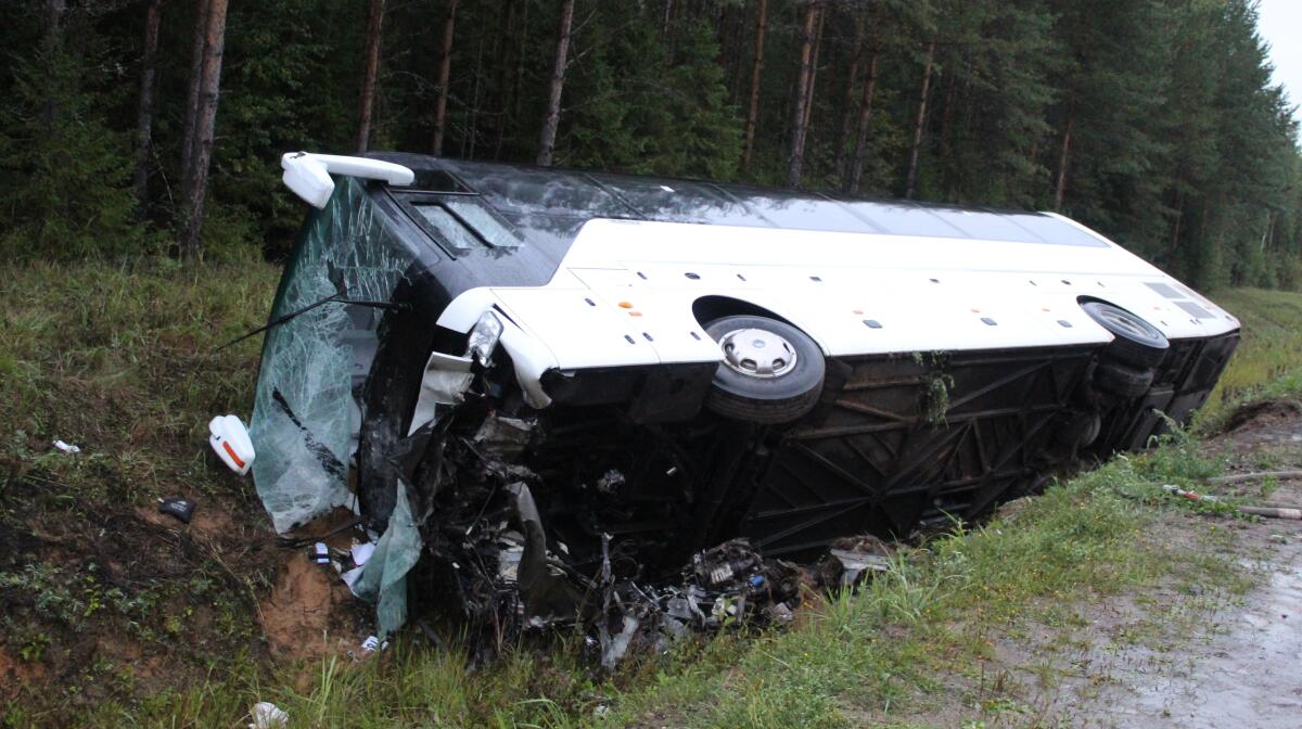 Под Бабушкиным произошло страшное ДТП с автобусом