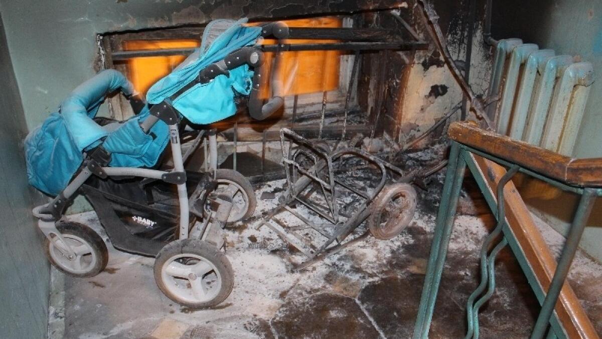 В Вологде подожгли детскую коляску