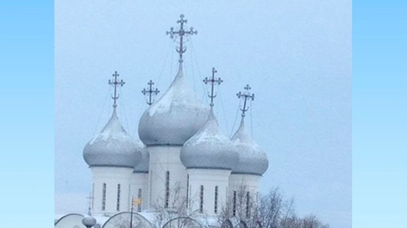 Крест на Софийском соборе, угрожающий безопасности вологжан, демонтируют