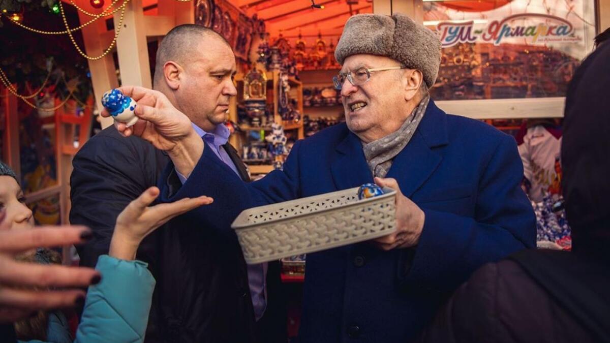 Жириновский открыл «фуд-корт» на Красной площади