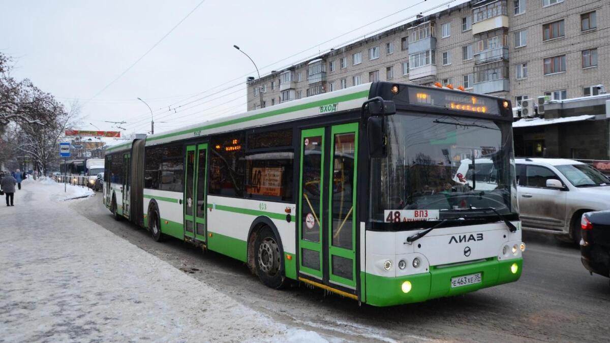 Автобусы Вологды будут работать в режиме выходного дня