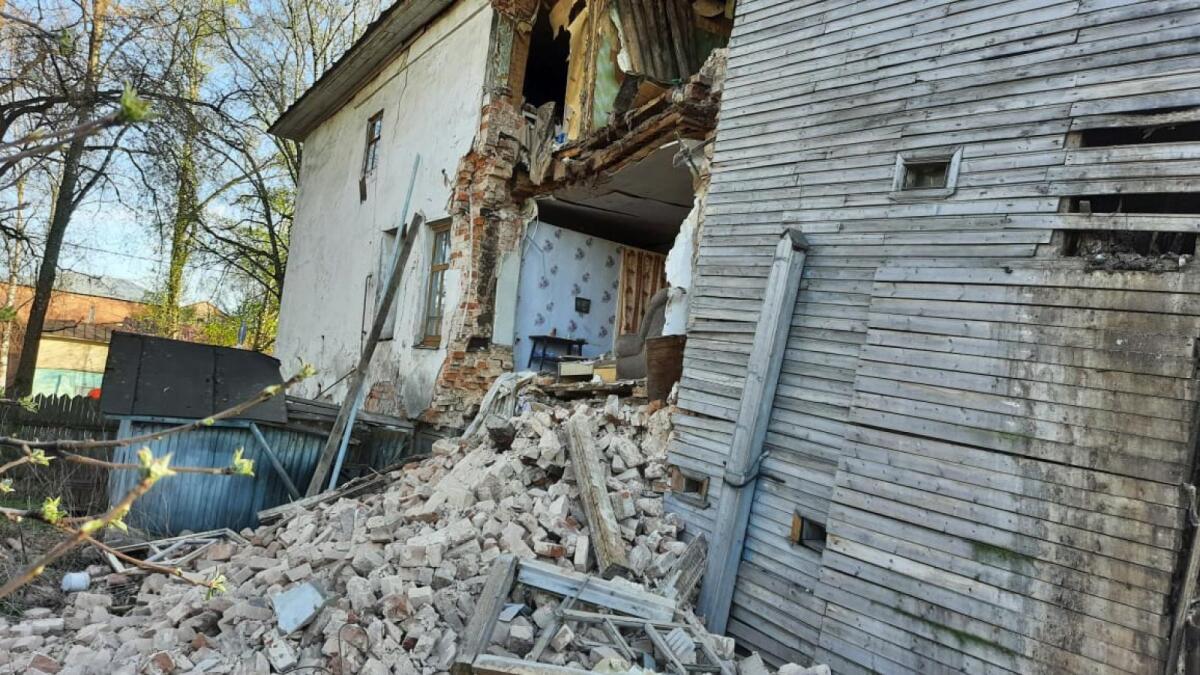В Кадникове обрушился жилой дом