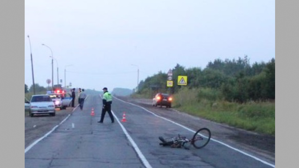В Вологодском районе легковушка насмерть сбила велосипедиста 