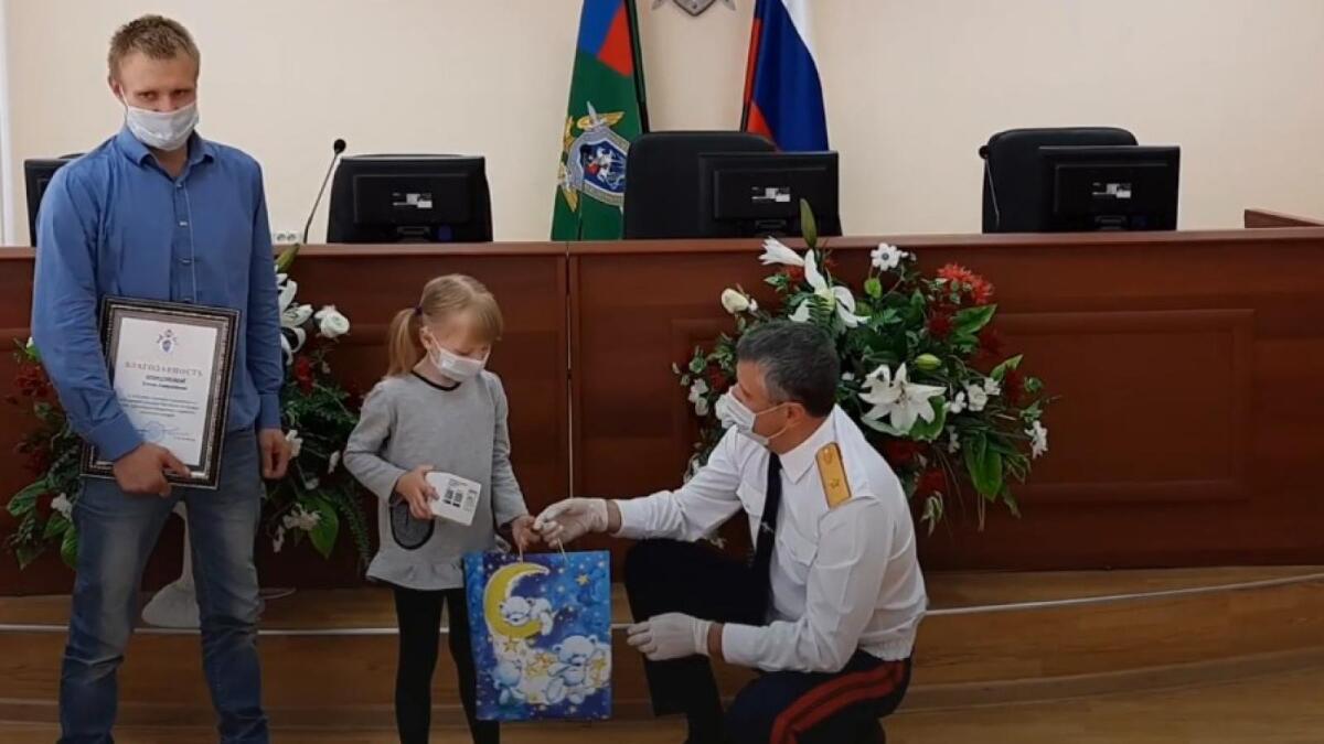 5-летнюю девочку наградили в Вологде