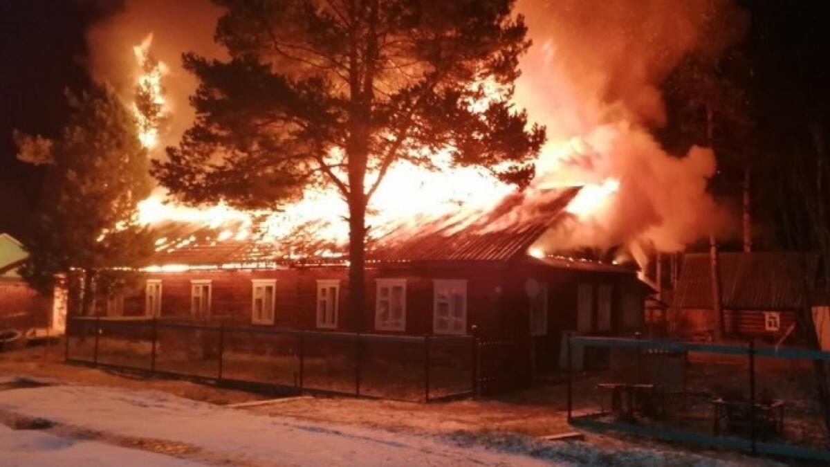 Жилой дом горел в Никольске