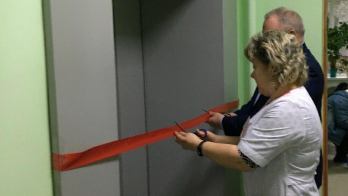 В Бабаево торжественно открыли лифт