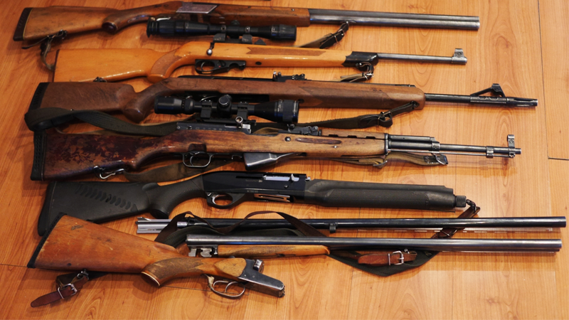 У вологжан изъяли более 750 единиц огнестрельного оружия 