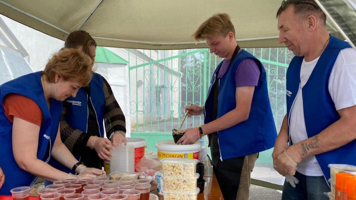 Бесплатные горячие обеды раздают нуждающимся в Вологде