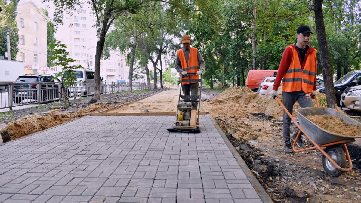 В 2024 году в Вологде обновят 38 участков тротуаров