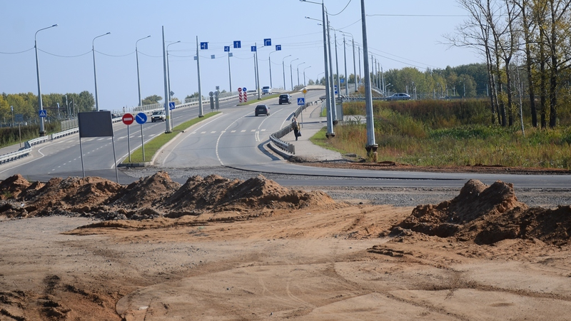 20 июня транспортная развязка в створе Белозерского шоссе будет полностью готова
