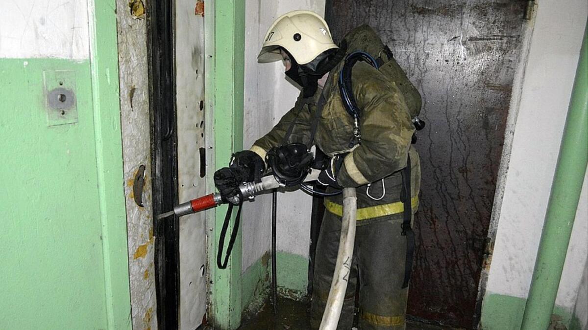 В Вологде в многоквартирном доме вспыхнул лифт