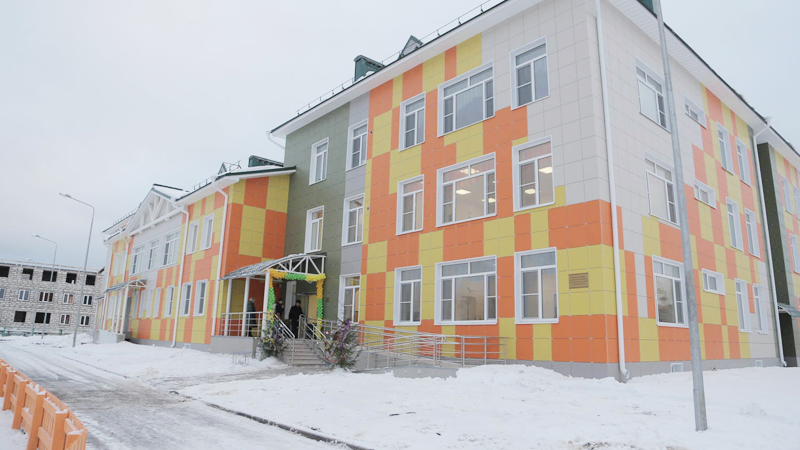 В Вытегорском районе открыли детский сад на 220 мест