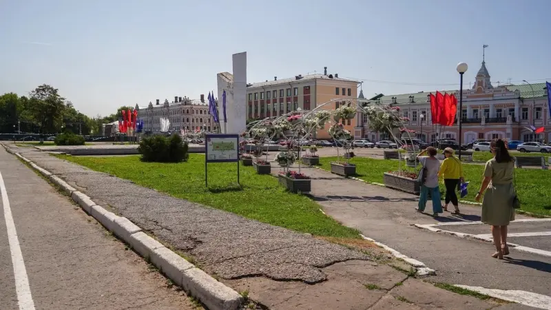 Пл. Революции в Вологде временно приведут в порядок