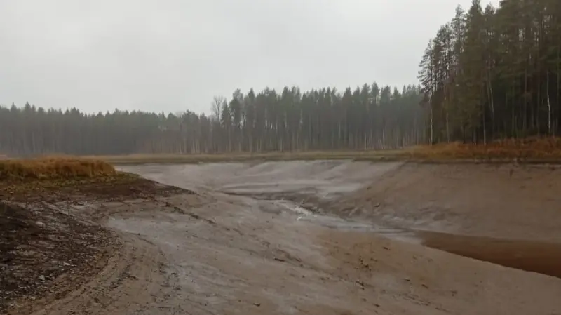 Озеро исчезает на Вологодчине
