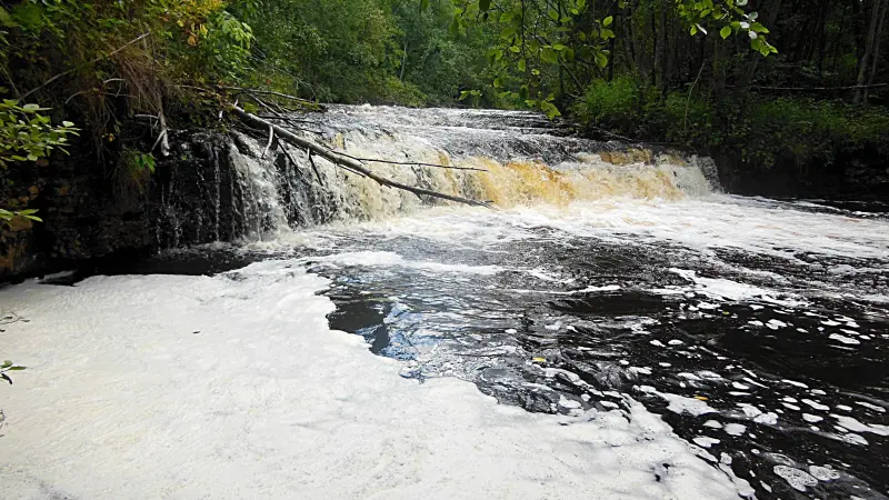 Водопад Падун — жемчужина северной природы на реке Тагажме