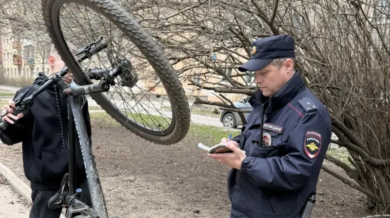 На улицах Вологды полиция проверяет серийный номера велосипедов
