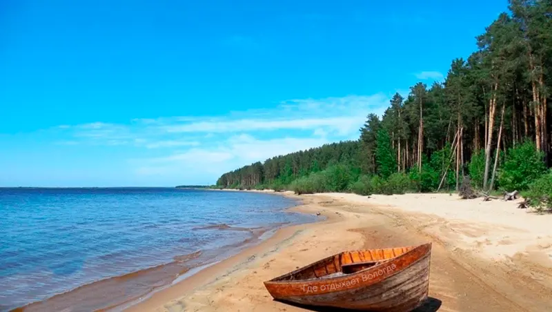 Пляж в деревне Вичелово Череповецкого района