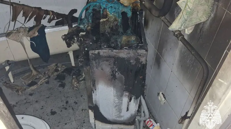 В Вологде из-за стиральной машины чуть не сгорела квартира