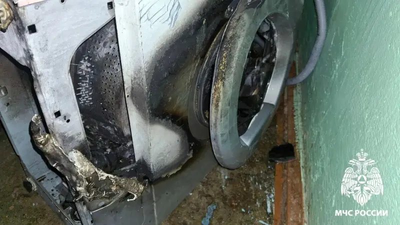 В Вологде из-за стиральной машины случился пожар