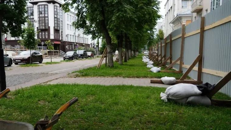 Для пешеходов будет перекрыта аллея на ул. Пушкинской