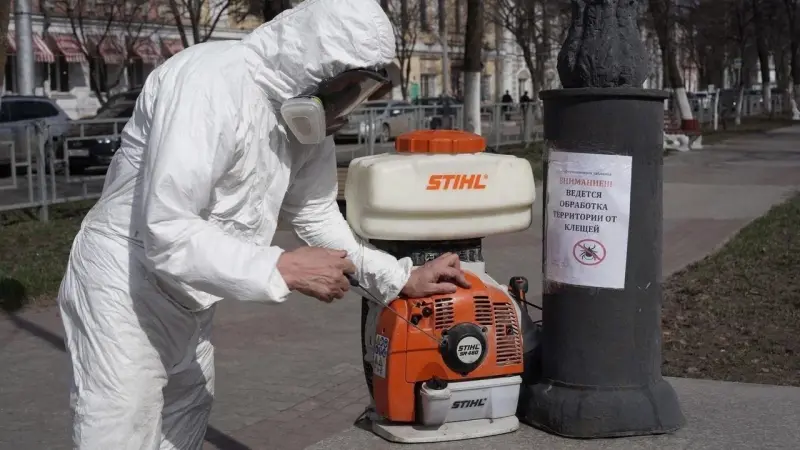 Парки Вологды начали обрабатывать от клещей