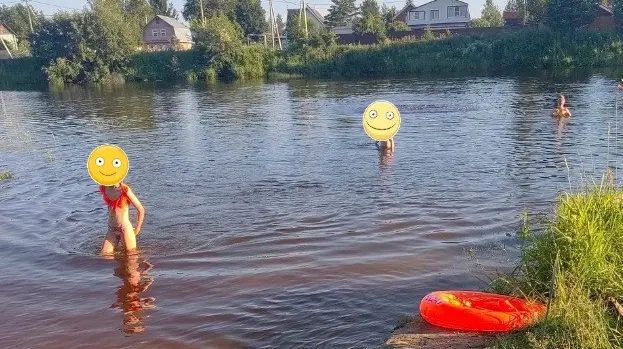 Место для купания рядом с Вологдой