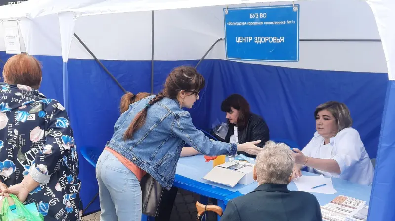 Сегодня вологжане могут пройти бесплатное обследование в «Городке здоровья»