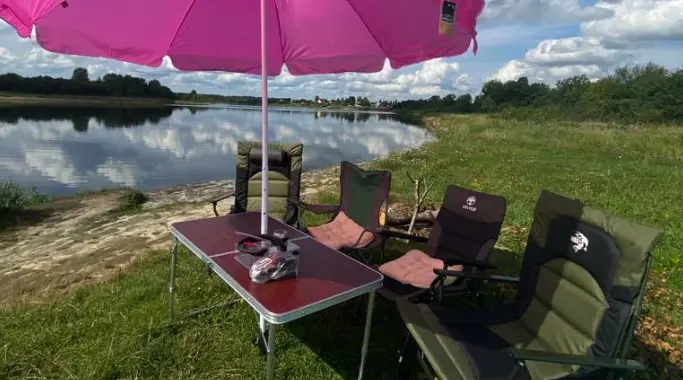 Приятное место для отдыха на берегу р. Мологи