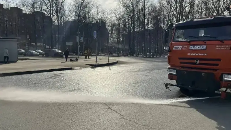 Вологду помоют с использованием шампуня