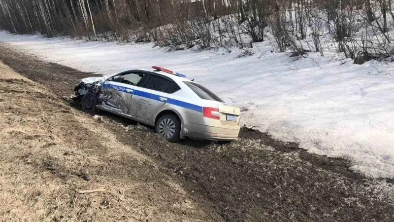 Под Череповцом произошло ДТП с участием ГИБДД