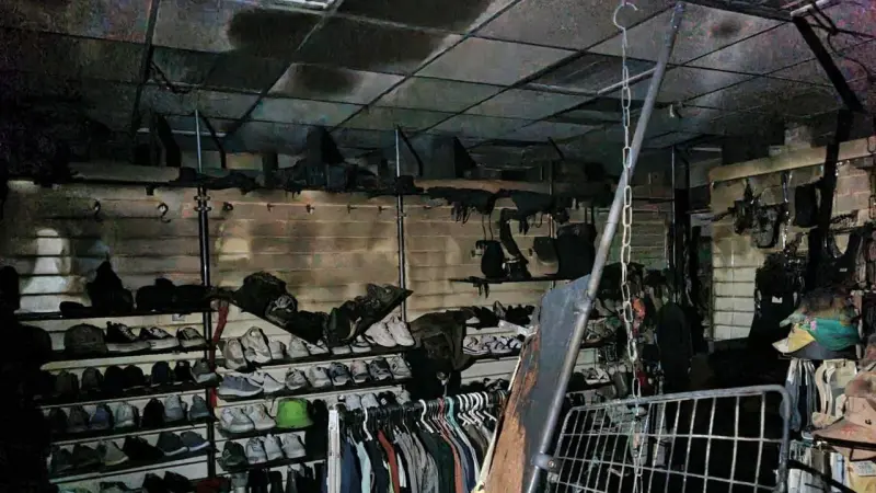 В Вологде подожгли магазин 