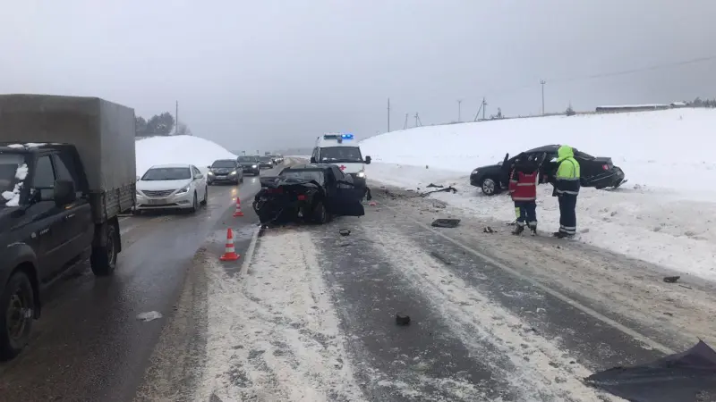 Женщина и ребёнок погибли в ДТП под Вологдой