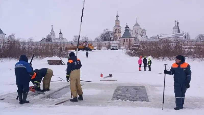 Крещенскую купель готовят для вологжан